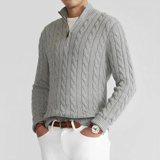 Male Zip-Up Sweater