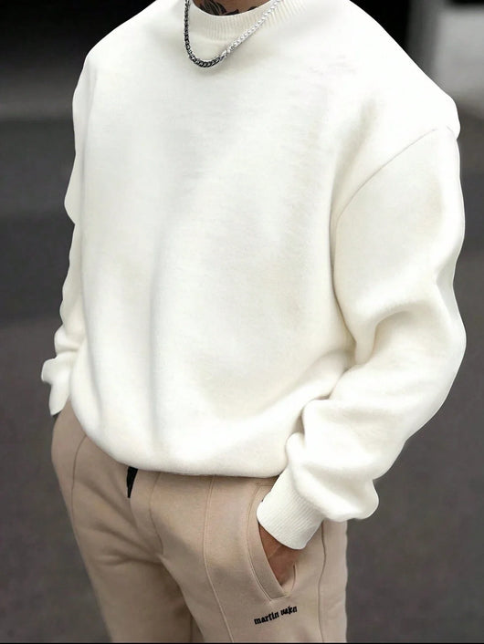 Heren trui wit casual herfst & winter