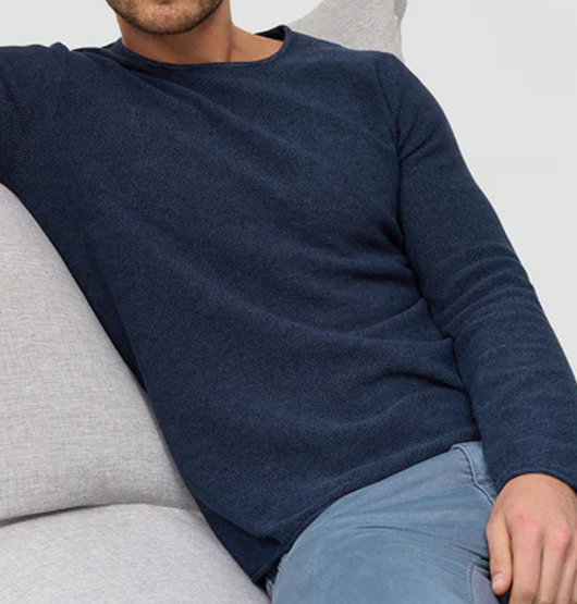 Herentrui met ronde hals