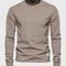 Male Long Sleeve Shirt with Round Neck