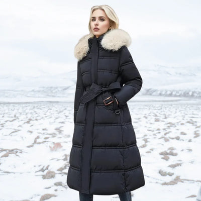 Luxe Winterjas Dames | Bontkraag