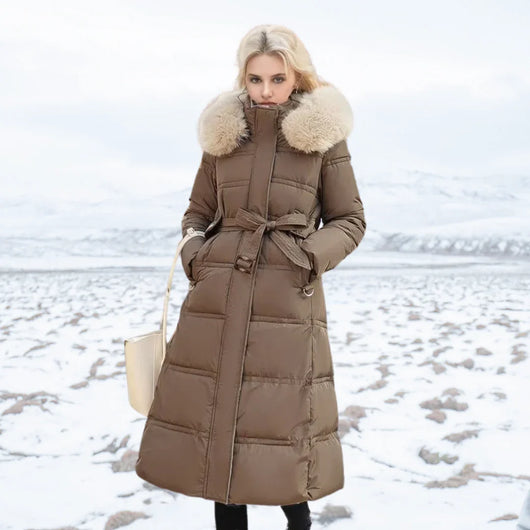 Luxe Winterjas Dames | Bontkraag