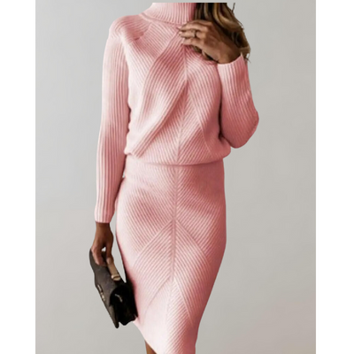 Dames Tweedelig Set met Trui & Smalle Rok