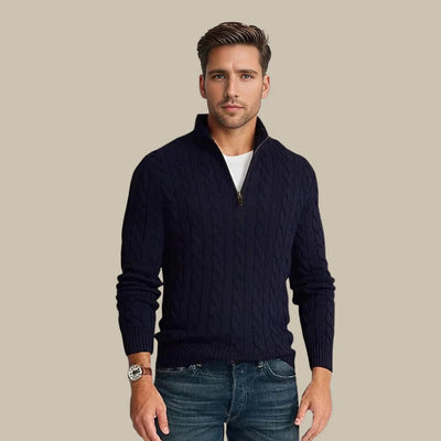Male Zip-Up Sweater