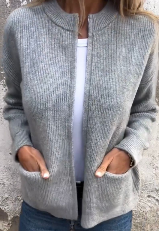 Gebreid stijlvol damesvest