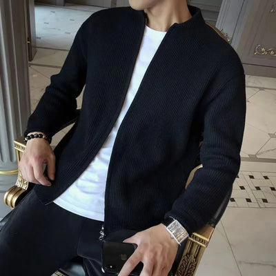 Male Knitted Zip Vest