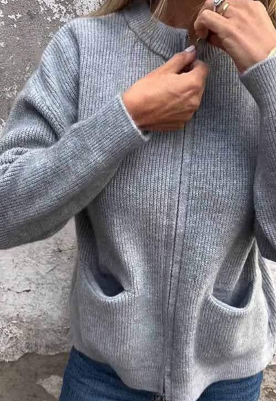 Gebreid stijlvol damesvest