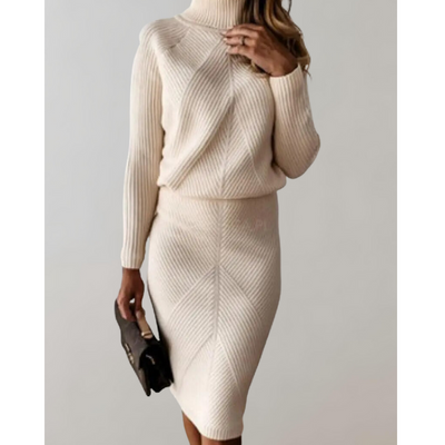 Dames Tweedelig Set met Trui & Smalle Rok