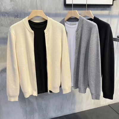 Male Knitted Zip Vest