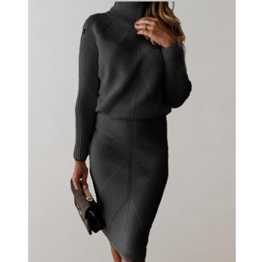 Dames Tweedelig Set met Trui & Smalle Rok