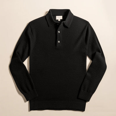Male Polo Knit Pullover