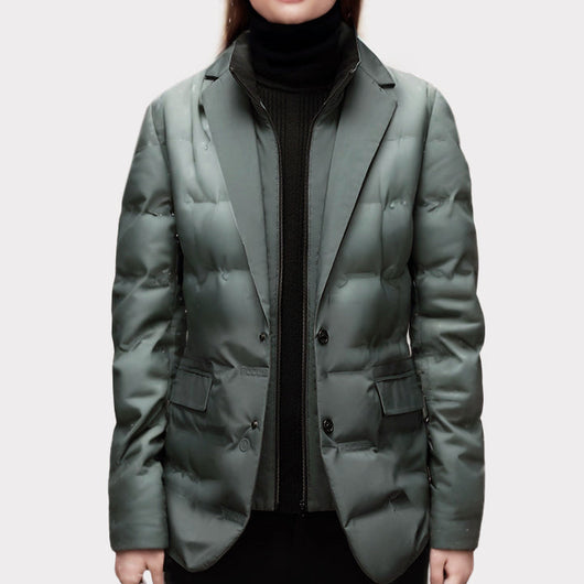Dames Puffer Blazer Jas | Waterdicht