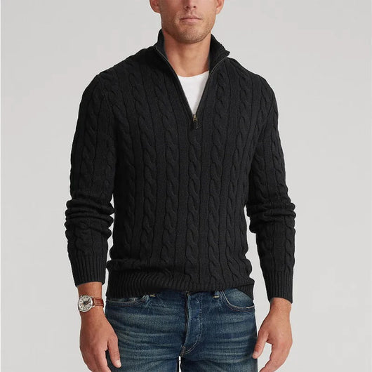 Male Zip-Up Sweater