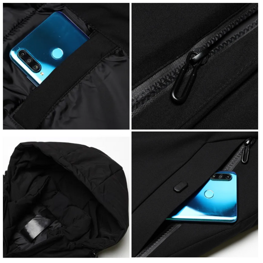 Heren Parka Winterjas met Capuchon | Waterdicht