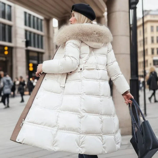 Luxe Winterjas Dames | Bontkraag