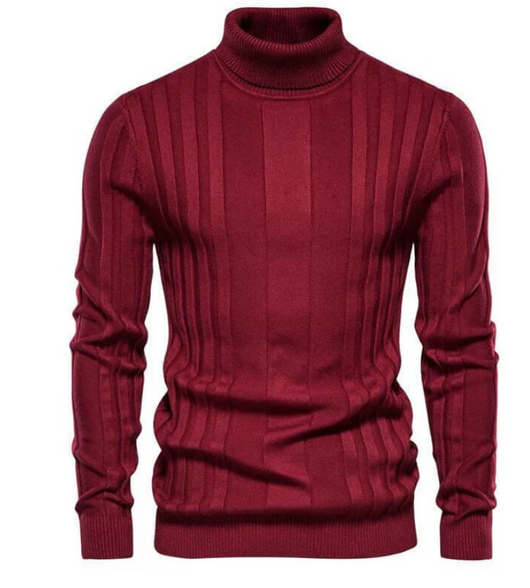 Male Long Sleeve Turtleneck Sweater