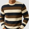 Gebreide heren trui met strepen | Herfst en winter