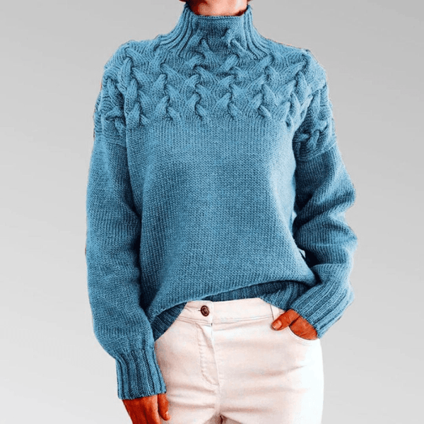 Dames gebreide trui warme coltrui