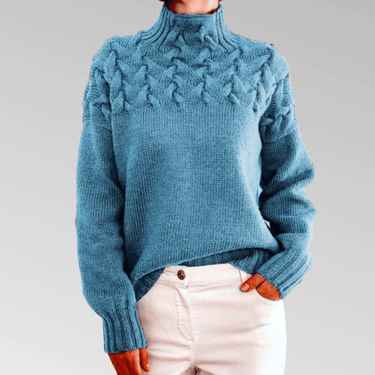 Dames gebreide trui warme coltrui