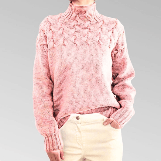 Dames gebreide trui warme coltrui