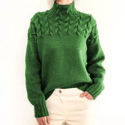 Dames gebreide trui warme coltrui