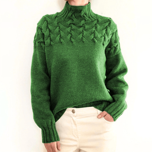 Dames gebreide trui warme coltrui