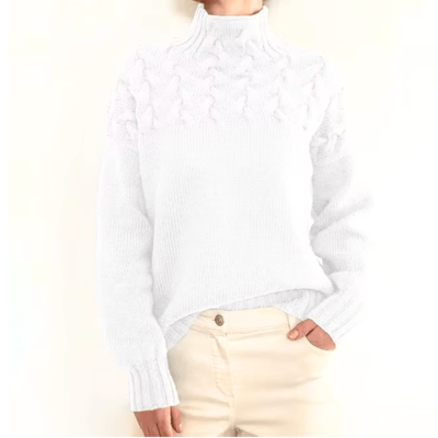 Dames gebreide trui warme coltrui