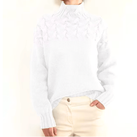 Dames gebreide trui warme coltrui