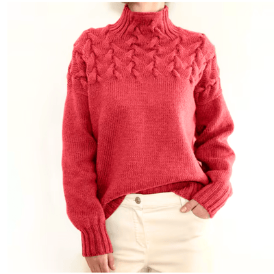 Dames gebreide trui warme coltrui