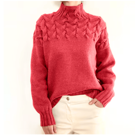 Dames gebreide trui warme coltrui