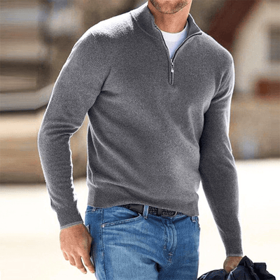 Heren Trui met half zip |Trendy & Comfortabel