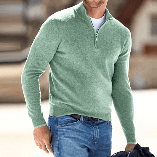 Heren Trui met half zip |Trendy & Comfortabel