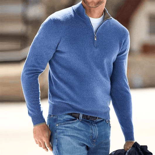 Heren Trui met half zip |Trendy & Comfortabel