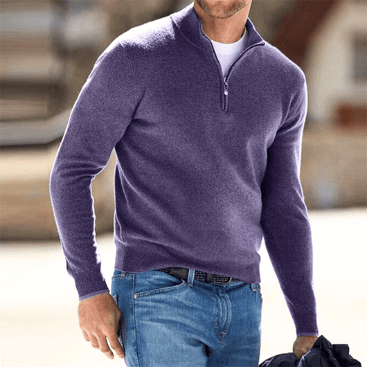 Heren Trui met half zip |Trendy & Comfortabel