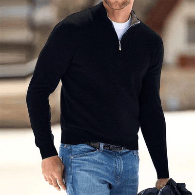 Heren Trui met half zip |Trendy & Comfortabel