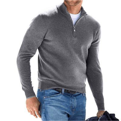 Heren Trui met half zip |Trendy & Comfortabel
