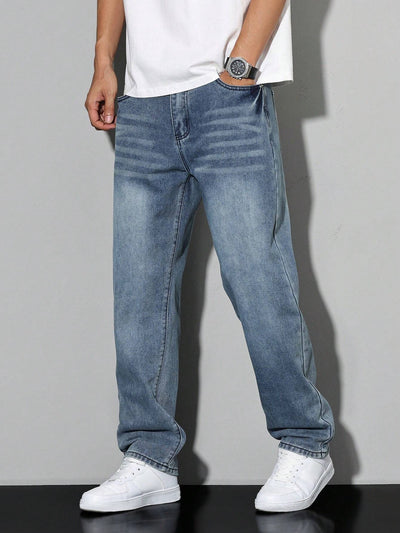 Daan | Effen kleur casual heren jeans