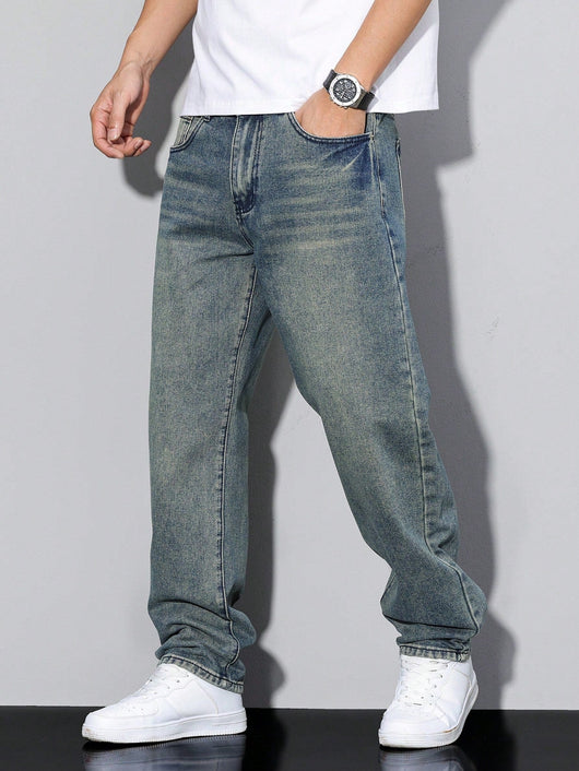 Daan | Effen kleur casual heren jeans
