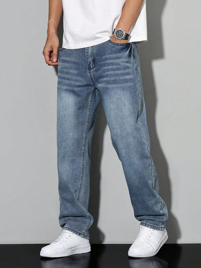 Daan | Effen kleur casual heren jeans