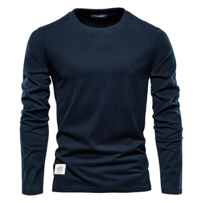 Casual Heren Trui met Ronde Hals