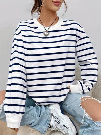 Gestreept Sweatshirt voor Dames